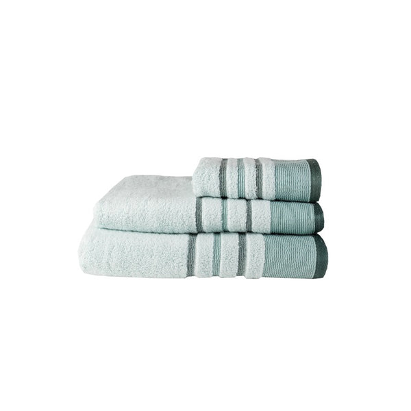 Хавлиени кърпи Мика в три размера - Синьо с черти