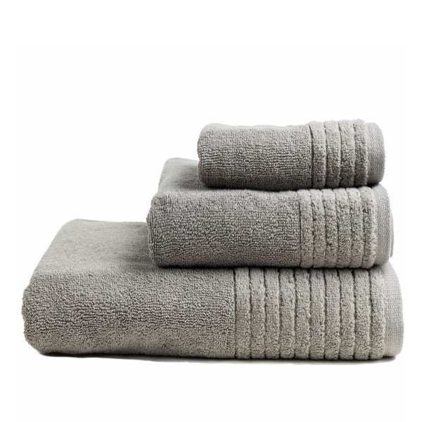 Хавлиени кърпи Мика, луксозна серия в три размера - Сребристо