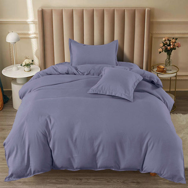 Единично спално бельо с удобен чаршаф с ластик, 100% памук в 4 части с код T60-52