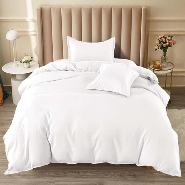 Единично спално бельо с удобен чаршаф с ластик, 100% памук в 4 части с код T60-54