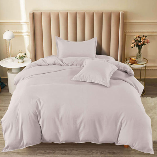 Единично спално бельо с удобен чаршаф с ластик, 100% памук в 4 части с код T60-69