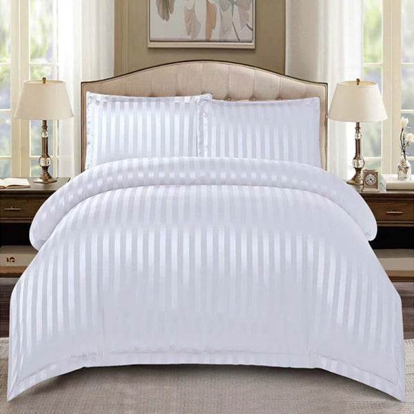 🎁 Елегантен двоен спален комплект от памучен сатен, 4 части с ластик с код C5-109 (50% off)