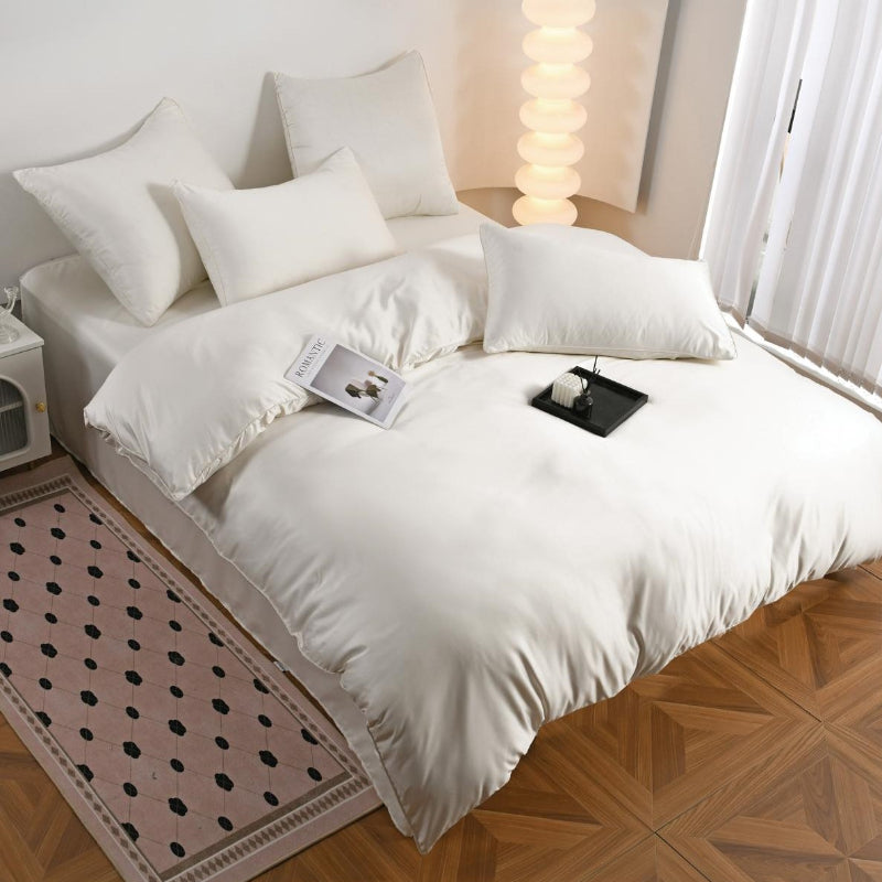 Двулицев комплект от памучен сатен, 6 части с код P-03