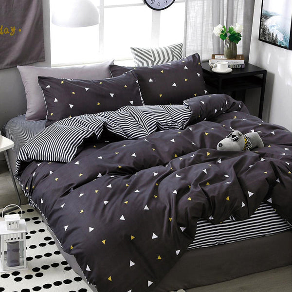 🎁 100% памук, двоен размер, 4 части с код 50-392