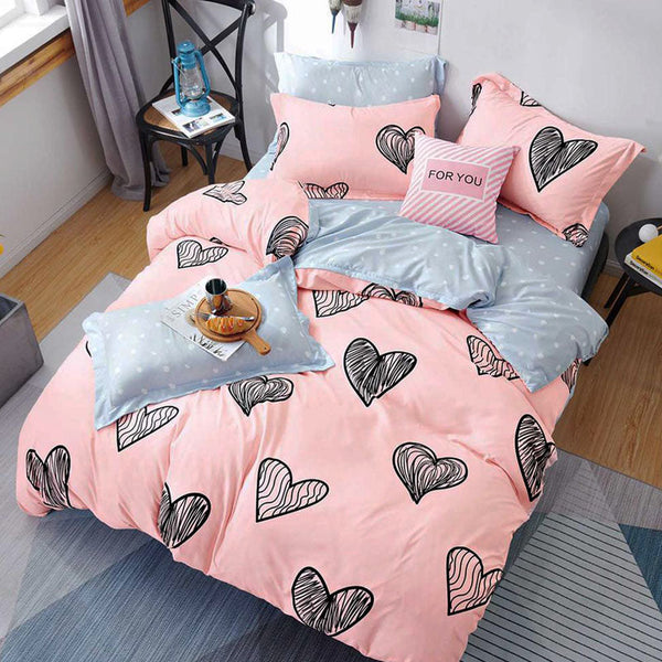 🎁 100% памук, двоен размер, 4 части с код 50-480