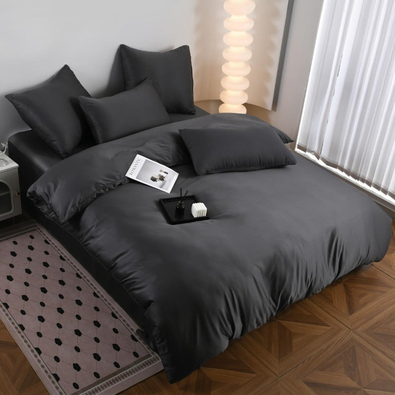 Двулицев комплект от памучен сатен, 6 части с код P-05