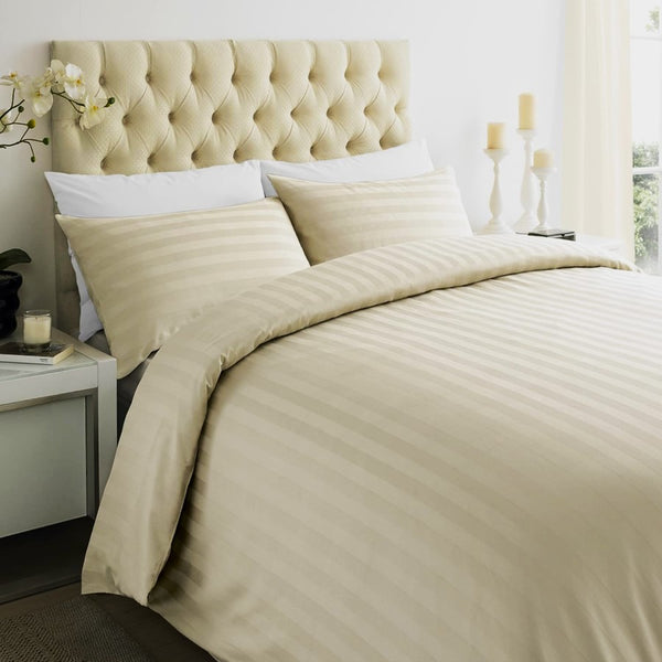 Елегантен спален комплект от памучен сатен, 4 части с ластик, AT-77