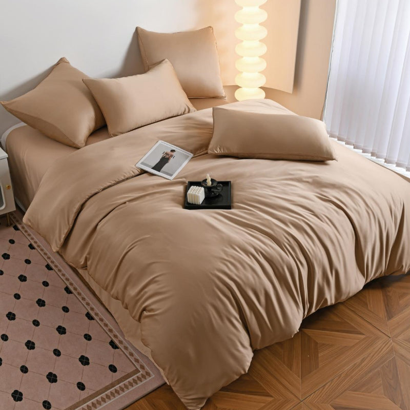 Двулицев комплект от памучен сатен, 6 части с код P-07