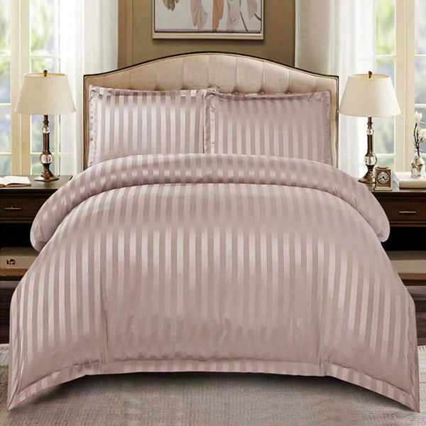 🎁 Елегантен двоен спален комплект от памучен сатен, 4 части с ластик с код C5-103 (50% off)