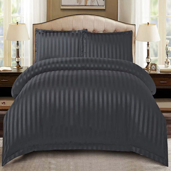 🎁 Елегантен двоен спален комплект от памучен сатен, 4 части с ластик с код C5-125 (50% off)