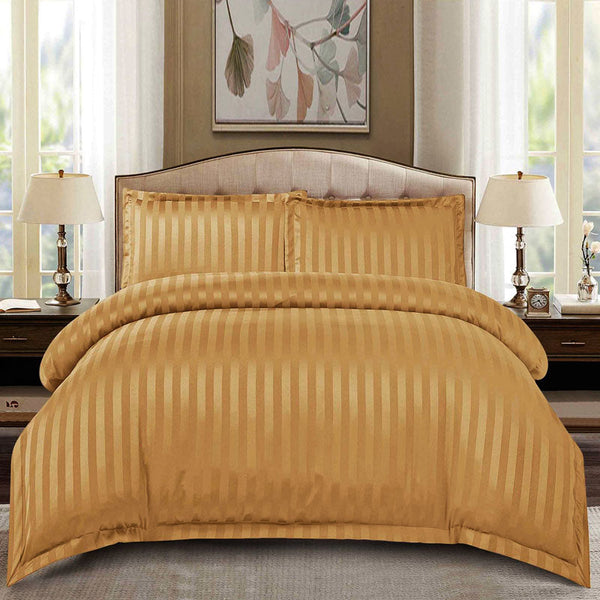 🎁 Елегантен двоен спален комплект от памучен сатен, 4 части с ластик с код C5-133 (50% off)