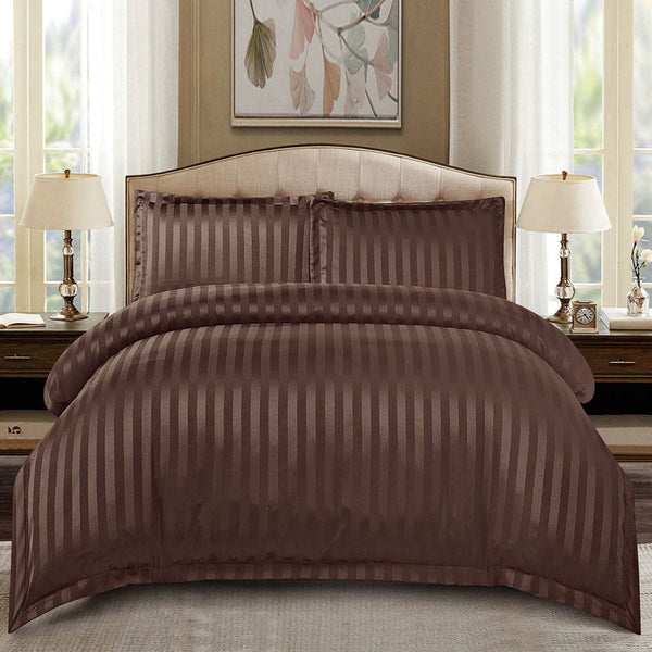 🎁 Елегантен двоен спален комплект от памучен сатен, 4 части с ластик с код C5-135 (50% off)