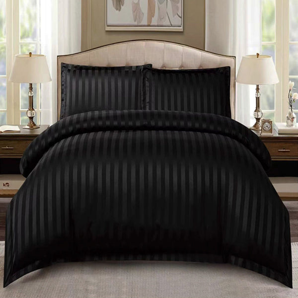 🎁 Елегантен двоен спален комплект от памучен сатен, 4 части с ластик с код C5-98 (50% off)