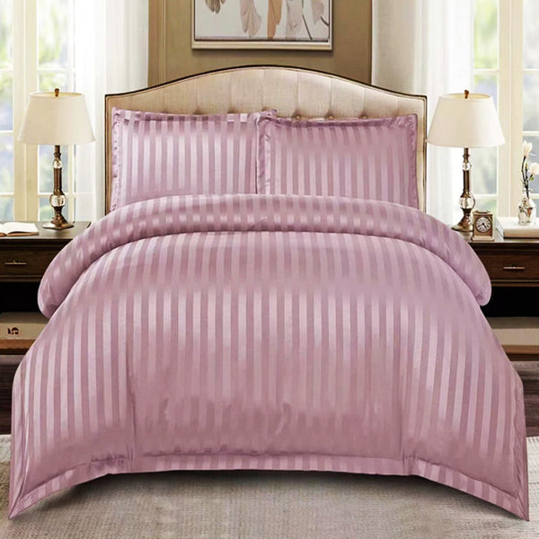 🎁 Елегантен двоен спален комплект от памучен сатен, с ластик, C5-99 (50% off)