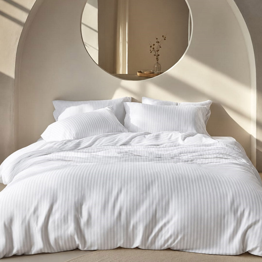 DOLCE NOTTE Stripes, памучен сатен райе, DK-01