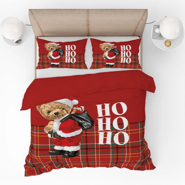 Коледно спално бельо от 100% памук, с код KL-02