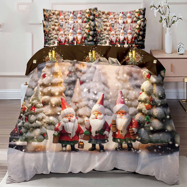 Единичен или двоен  коледен комплект от 100% памук с код Q2-08