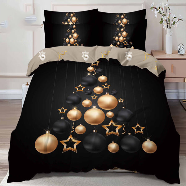 Единичен  коледен комплект от 100% памук с код Q2-13