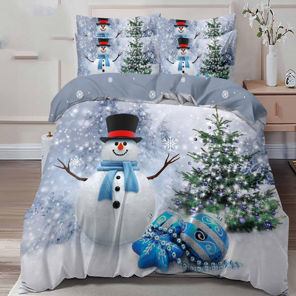 Единичен коледен комплект от 100% памук с код Q2-20