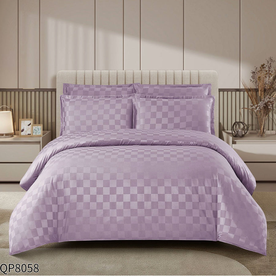 CASA COTTON Signature, памучен сатен с жакард QP-8058