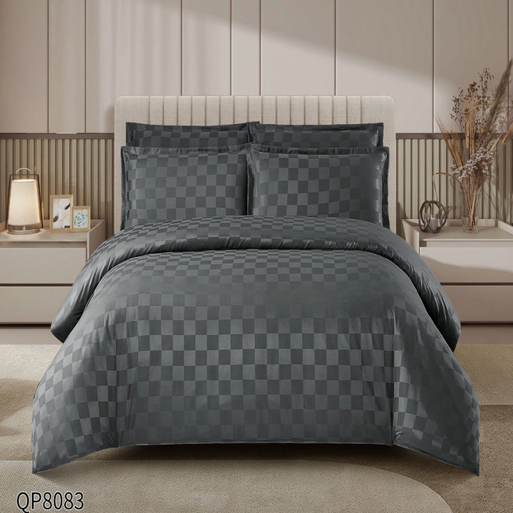 CASA COTTON Signature, памучен сатен с жакард, QP-8083