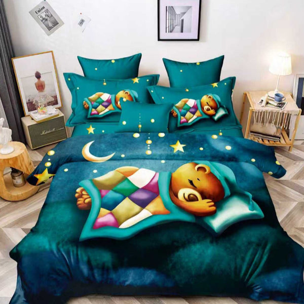 Спален комплект от 100% памук, двоен размер, 6 части с код Q2A-51