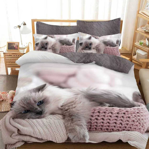 Спален комплект от 100% памук, двоен размер, 6 части с код Q2A-60